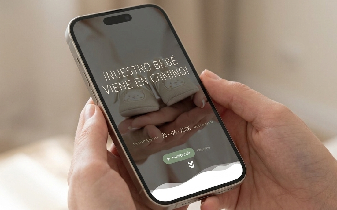 Invitación digital - Revelación de genero