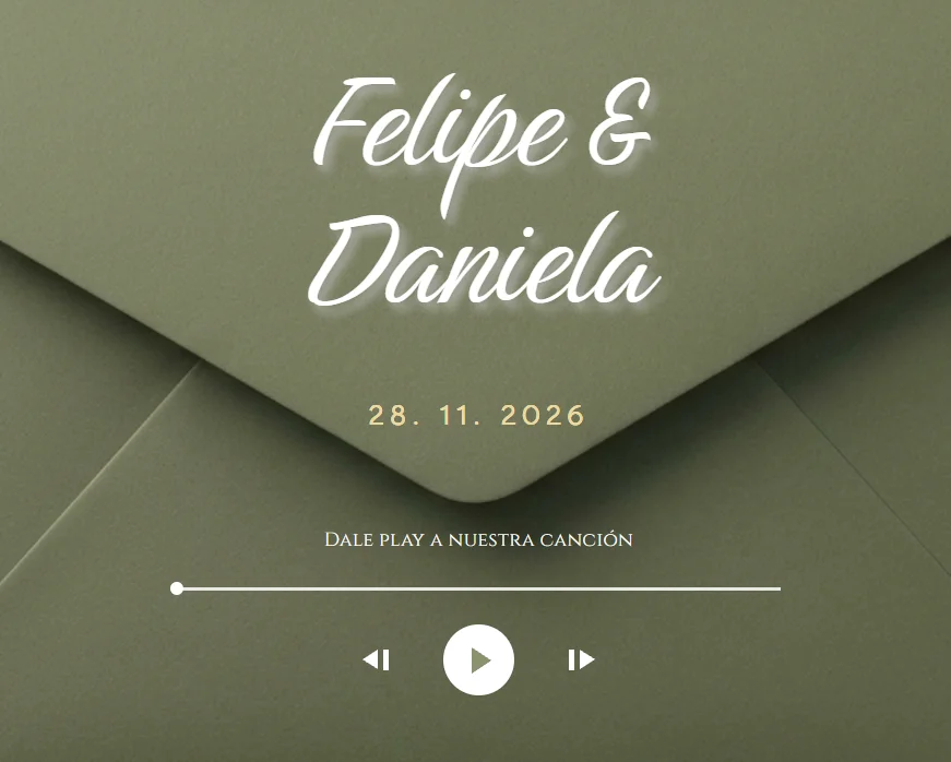 Invitación para matrimonio